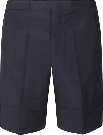 Prada Light Mohair Bermuda - Heren - Korte Broeken - Blauw - S - Korte Broeken