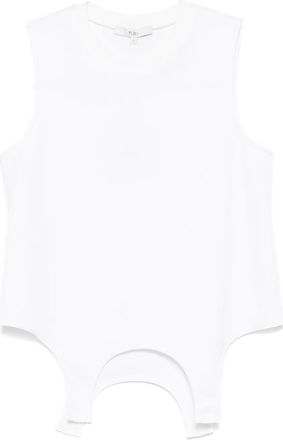 Tibi Canotta Flip - Bianco