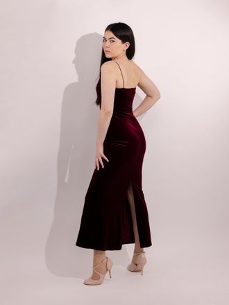 BeReal Velvet Maxi Dress