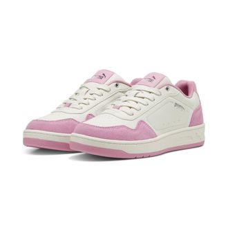 Puma Sneaker PUMA COURT CLASSY SD, Damen, Gr. 37,5, grau (vapor gray, mauved out, puma silber), Synthetik, Schuhe Sneaker