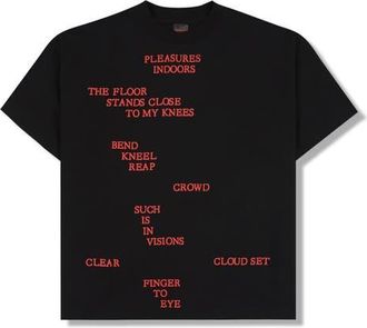 Pleasures Indoors Graphic T-Shirt in Black at Nordstrom, Size Xx-Large