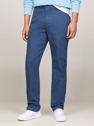 Tommy Hilfiger Chinohose TOMMY HILFIGER MERCER ESSENTIAL TWILL CHINO, Herren, Gr. 31, L&auml;nge 34, blau (aegean sea), Web, Obermaterial: 97% Baumwolle, 3% Elasthan, nor