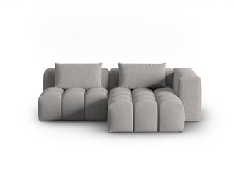 CXL by Christian Lacroix Sof&aacute; esquinero modular 3 plazas de tejido estructural beige oscuro