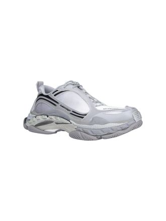 Balenciaga Mens Sneakers Grey Polyurethane
