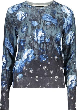 Desigual Blauwe Viscose Dames Trui
