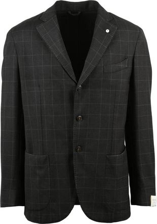 L.B.M. 1911 Giacca Stondata - Heren - Blazers - Zwart - L - Wol - Jassen