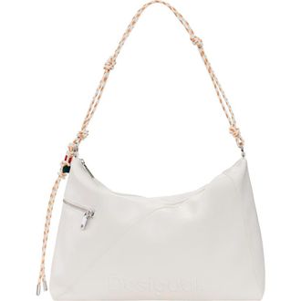 Desigual Faux Leather Shoulder Bag in Medium Beige at Nordstrom