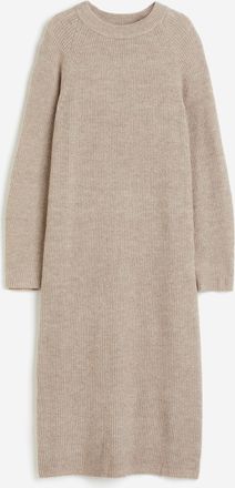 H&M Strickkleid - Beige