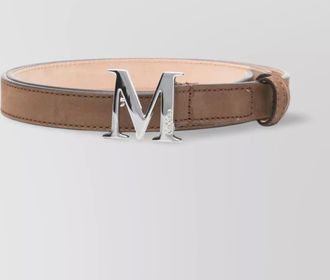 Max Mara suede leather belt