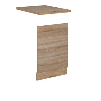 Vicco Frontal Para Lavavajillas R-line, Sonoma, 45 Cm, Et Roble