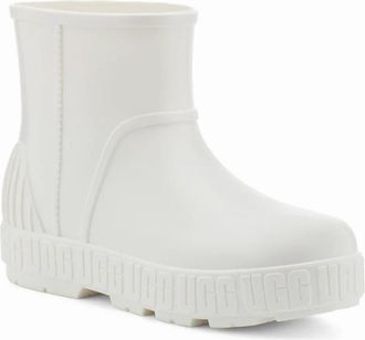 UGG Womens UGG Drizlita 1125731 White Leather Waterproof Rain Boots RHS6010