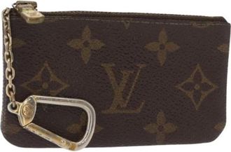 Louis Vuitton Pre-owned Accessories, female, Brown, Size: ONE SIZE Pre-owned Canvas Wallet