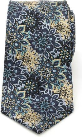 Cufflinks Inc. Kaleido Floral Navy Tan Silk Tie at Nordstrom