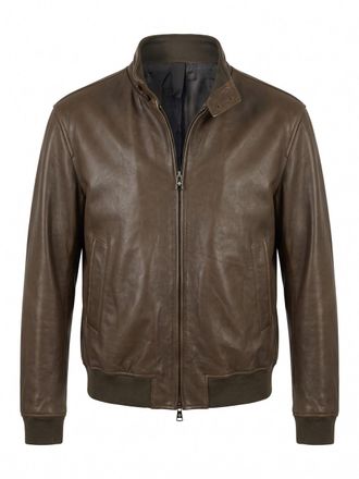 Tagliatore Ice Leather Jacket