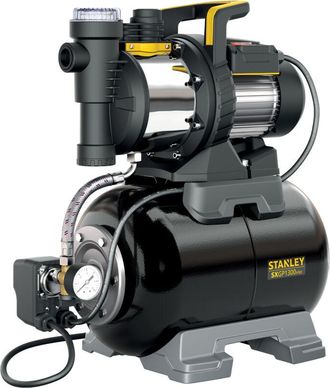 Stanley SXGP1300XFBE Pompa Autoadescante con Serbatoio per Acque Chiare (1.300 w, Portata max. 4.200 l/h, Prevalenza max. 50 m) - Stanley