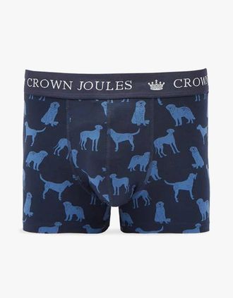 Joules Mens Joules CROWN JERSEY Mens Trunks Hare Of The Dog - Multi - Size: 32/33/32