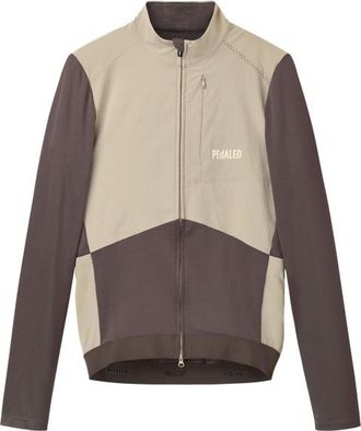 PEdALED Odyssey Windblock Merino Jersey Velotrikot f&uuml;r Herren | braun