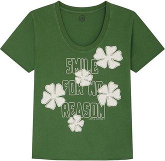 Leon & Harper T-shirt met korte mouwen en geappliqueerde bloemen, TIZIA