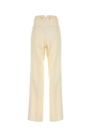 Maison Margiela Cr&egrave;me Mohairmix Broek