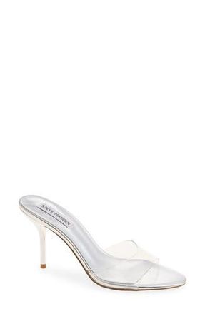 Steve Madden Porcha Stiletto Mule Sandal in Clear at Nordstrom Rack, Size 8.5