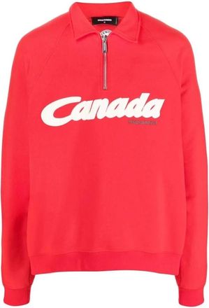 Dsquared2 Uomo, Felpe, Rosso, S, new