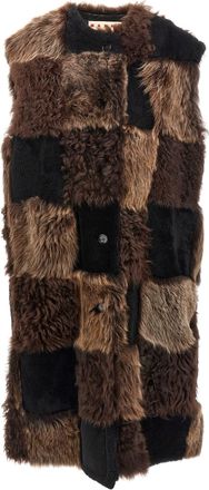 Marni Long Shearling Vest