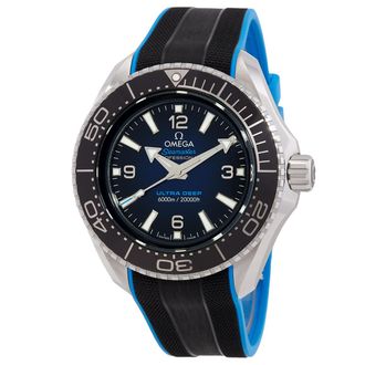 Omega Pre-owned Omega Seamaster Planet Ocean Automatic Chronometer Blue Dial Mens Watch 215.32.46.21.03.001