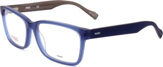 HUGO BOSS Mens 55 mm Blue Opticals