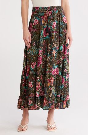 T Tahari Print Skirt in Hawaii After Dark at Nordstrom Rack, Size X-Large