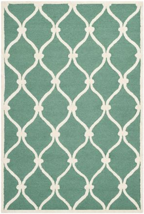 Safavieh Alfombra lana blu/neutrale 122 x 183 cm