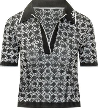 Amiri Tops, Dames, Veelkleurig, S, Polo Shirt