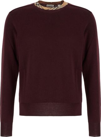 Burberry Plum Wool Sweater
