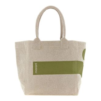 Isabel Marant Small Yenky Tote Bag - female - Isabel Marant - Shopping Bags - Green - ONE SIZE - Bags