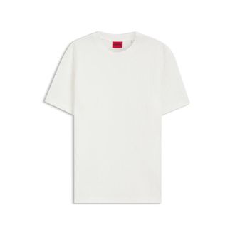 HUGO BOSS Cotton-blend T-shirt with creased effect