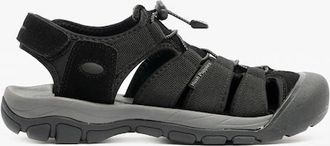 Hush Puppies Mens Hush Puppies PERU Mens Bungee Sandals Black - Size: 10