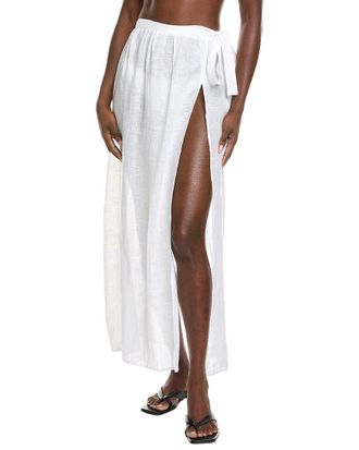 Vitamin A Vera Linen Wrap Skirt
