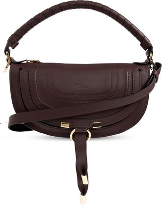 Chlo&eacute; Marcie Mini Bag - Dames - Handtassen - Rood - ONE Size - Leer - Tassen