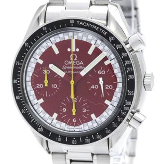 Omega Vintage, unisex, Rood, ONE Size, Pre-owned Speedmaster 3510.61 Polshorloge