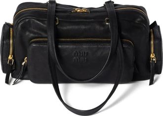 Miu Miu Borsa tote in pelle - Nero
