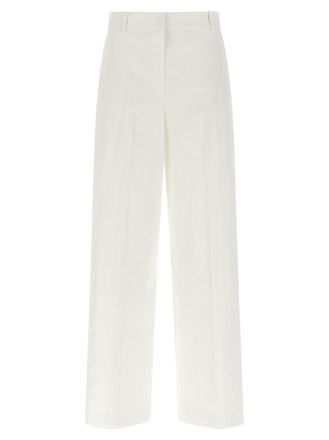 Theory White HW Casual pants
