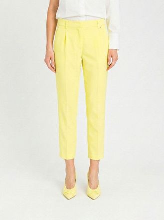 Twin-Set Pantaloni cropped Twinset Actitude in cr&ecirc;pe