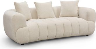 Habitat et Jardin Sof&aacute; Recto <> - 3 Plazas - Beige
