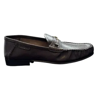 Tom Ford Dames, Schoenen, Bruin, Maat: 39 EU Leer