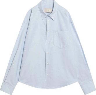 Ami Heren, Overhemden, Blauw, Maat: L