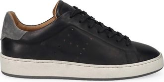 Hogan Zwarte Vintage Sneakers - Heren - Sneakers - Zwart - 45 EU - Leer - Schoenen