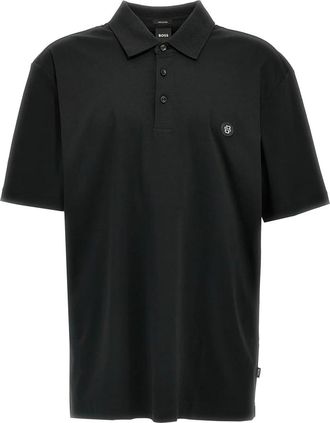 HUGO BOSS Heren, Tops, Zwart, Maat: 2XL Katoen