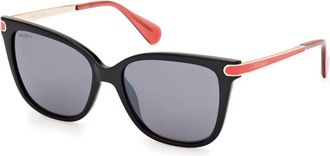 Max & Co. Zonnebril Mo 0100 Zwart - Dames - Zonnebrillen - Zwart - 55 MM - Accessoires