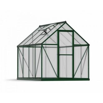 Palram Greenhouse Mythos 6 x 8, Polycarbonate - L247 x W185 x H208 cm - Green