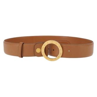 Bulgari Pre-owned Belts, female, Brown, Size: ONE SIZE Pre-owned Vintage Belt
