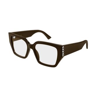Gucci Optical Frame - female - Gucci - Glasses - Brown - 53 MM - Accessories